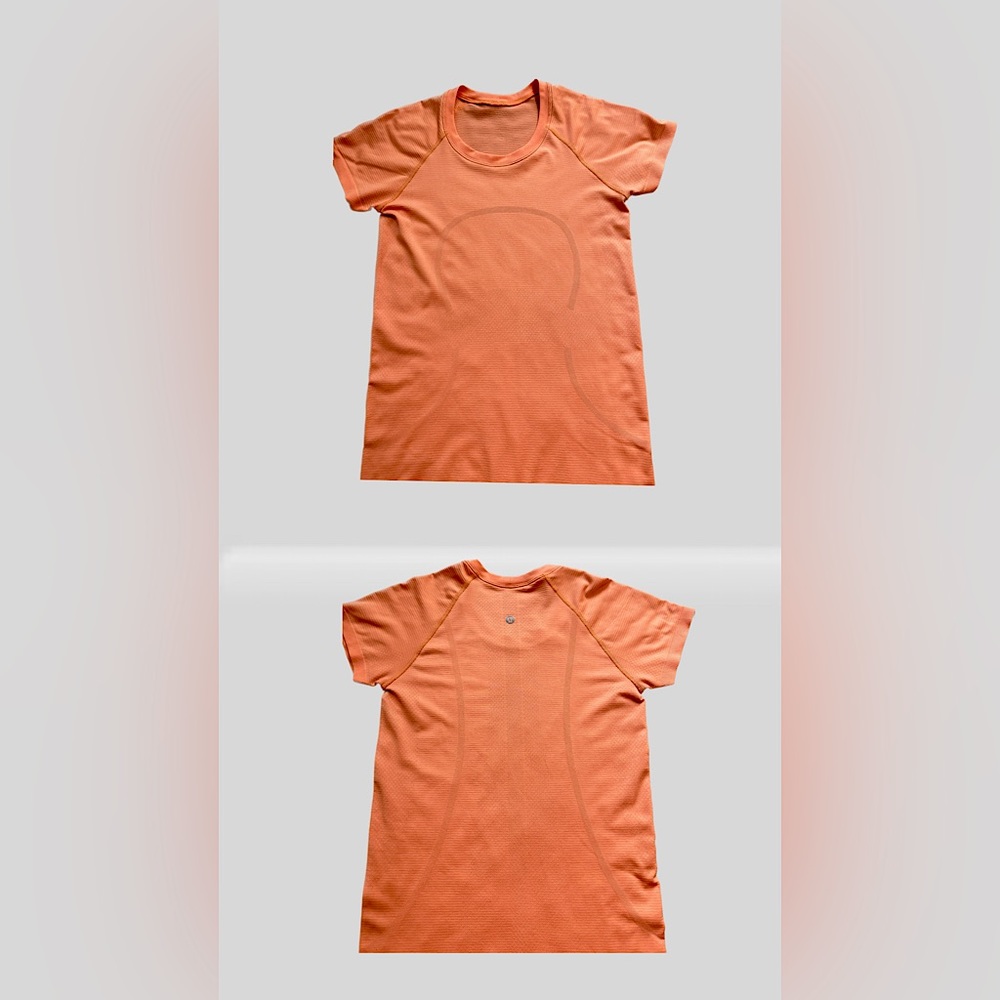 Highlight orange swiftly-tech short sleeve shirt 2.0